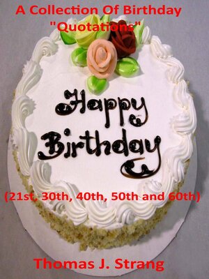 cover image of A Collection of Birthday "Quotations"